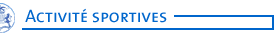 activite sportives